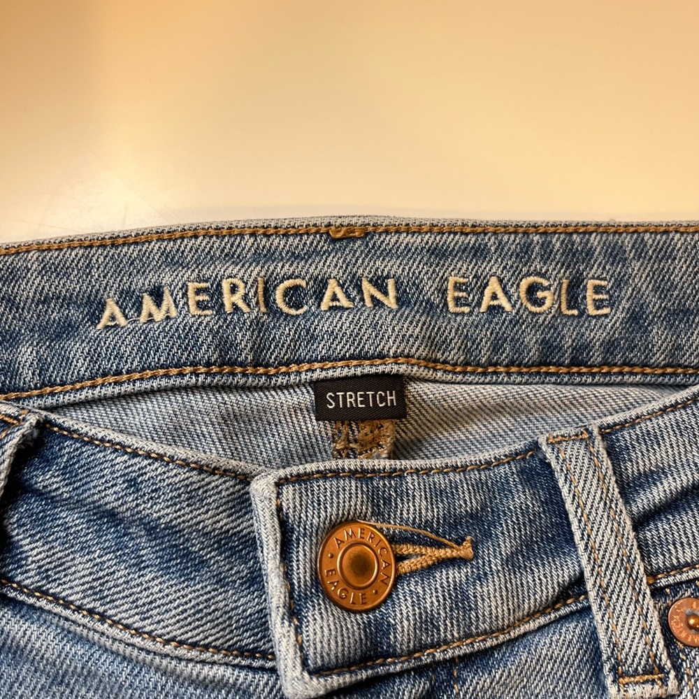 American eagle pants, mom jeans, stretch.